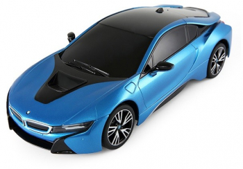 Masina Rastar BMW i8 1 18 RTR cu Telecomanda - Albastru