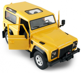 Masina Rastar Land Rover Denfender 1 14 RTR cu Telecomanda - Galben 