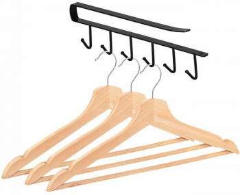 Set 2 cuiere metalice pentru rafturi negru 