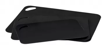 Set 3 tocatoare flexibile Felix Wenko Black Outdoor Kitchen 38 x 29 x 0 15 cm negru 55055100 