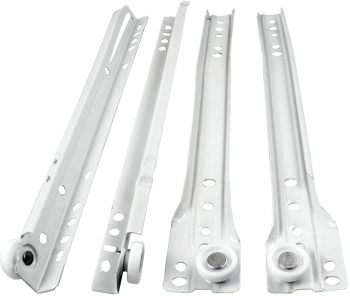 Set sina sertar cu rola 400 mm Alb Evo 