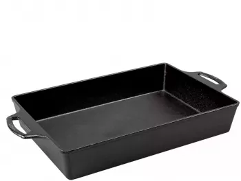 Tava inalta dreptunghiulara din fonta 23 x 33 cm Lodge L-BW13C 