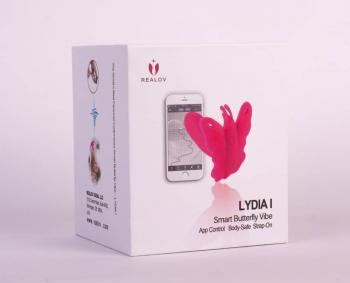Vibrator Clitoris Realov Lydia I Smart Butterfly Vibe Aplicatie Telefon Realov Roz 