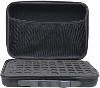 Geanta uleiuri esentiale PNI MyOil 60 cu burete protectie culoarea Negru 