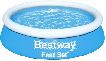 Bestway Piscina gonflabila Fast Set albastru 183x51 cm rotunda 