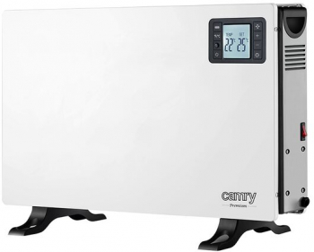 Convector electric de podea Ecran LCD Telecomanda 3 trepte de putere 750 W / 1250 W / 2000 W functie Turbo