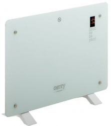 Convector electric sticla Ecran LCD touch-screen Telecomanda 3 trepte de putere 750 / 1500 W dimensiune 50 x 69.5 x 19.5 cm 