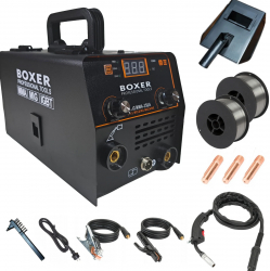 Aparat invertor sudura MIG MMA 350A + 2 role fir flux fara gaz + accesorii SR-2020+2F 