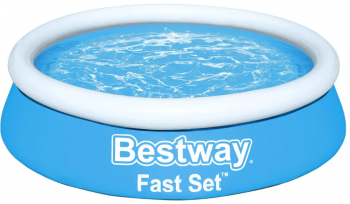 Bestway Piscina gonflabila Fast Set albastru 183x51 cm rotunda 
