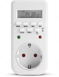 Ceas comutator digital - cu LED indicator - 250V - 16A 
