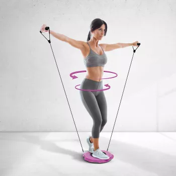 Disc Twister pentru fitness - cu coarda de cauciuc - 29 cm - BEWELLO 