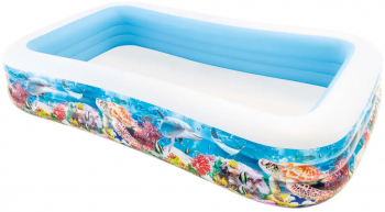 Intex Piscina Center Family Pool 305x183x56 cm design marin 
