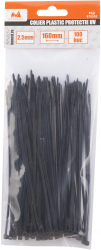 Set 100 buc coliere soricei plastic EvoTools 679352 protectie UV 2.5x160 mm 