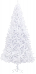 vidaXL Brad de Craciun artificial alb 300 cm 