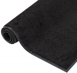 vidaXL Covoras de usa negru 80x120 cm 