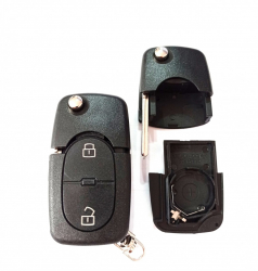 Carcasa cheie briceag pentru VW Golf 2 but cu locas de baterie 