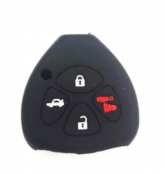 Husa silicon pentru carcasa cheie Toyota 3+1 buton de panica 