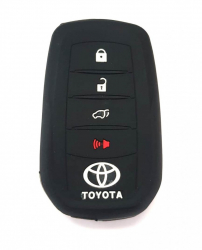 Husa silicon pentru carcasa cheie Toyota 3+1 buton de panica 