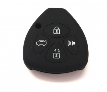 Husa silicon pentru carcasa cheie Toyota 4 butoane 