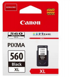 Cartus cerneala Canon PG-560XL black capacitate 14.3ml / 400 pagini pentru PIXMA TS5350 PIXMA TS5351 PIXMA TS5352. 