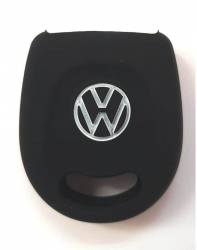Husa silicon carcasa cheie pentru VW negru 