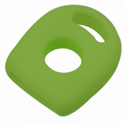 Husa silicon carcasa cheie pentru VW Passat B5 1 buton verde 