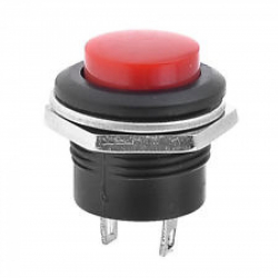 Intrerupator rotund push mare fara retinere 