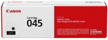 Toner Canon CRG045B black capacitate 1400 pagini pentru seriile LBP61x MF63x. 
