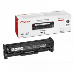 Toner Canon CRG718BK black capacitate 3400 pagini pentru LBP-7200Cdn 