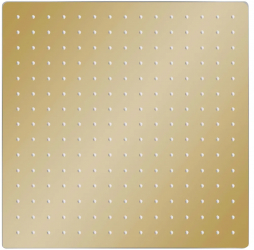 vidaXL Cap de dus tip ploaie patrat auriu 40 x 40 cm otel inoxidabil 