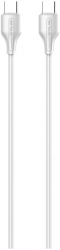 Cablu date si incarcare Serioux Type-C la Type-C 65W 2m Alb 