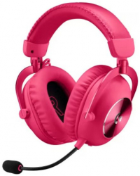 Casti Gaming Logitech PRO X 2 Lightspeed Wireless Magenta 981-001275