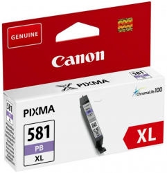 Cartus cerneala Canon CLI581XLPB photo blue 8.3 ml PIXMA TR7550 TR8550 TS6150 TS9150 