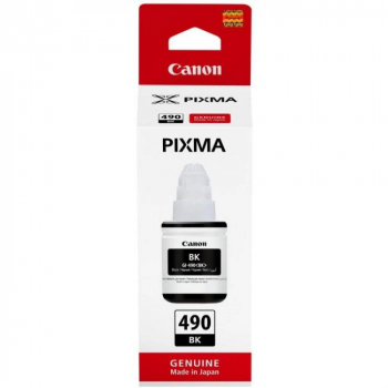 Cartus cerneala Canon GI-490 BK pigment black capacitate 135ml pentru echipamente CISS G1400 / G2400 / G3400 / G4400 / G1411 / G2411 / 