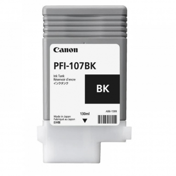 Cartus cerneala Canon PFI-107BK black capacitate 130ml pentru Canon iPF680/685 iPF780/785 iPF670/770 