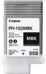 Cartus cerneala Canon PFI-120MBK matte black capacitate 130ml pentru Canon TM 200/205/300/305. 