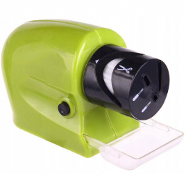 Dispozitiv electric pentru ascutit cutite/surubelnite/foarfece Zola® cap detasabil usor de curatat comutator de cablu verde/negru 