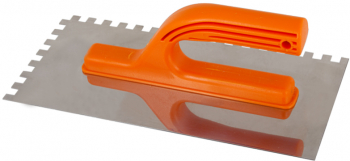 Drisca inox zimtata Evotools 27x13 cm pas dinte 6 mm 