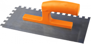 Drisca zimtata Evotools 28x13 cm maner plastic pas dinte 6 mm 