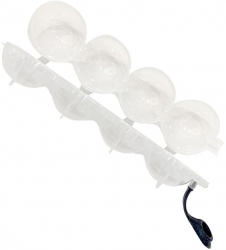 Forma sferica pentru gheata Zola® 4 sfere 23x6.5 cm transparent 