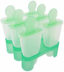 Set 6 forme inghetata Zola® 11x11.5x13 cm verde 