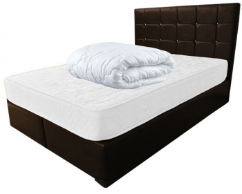 Set Saltea lux ortopedic DAFIN plus Pilota microfibra iarna 180x200 160x200x22