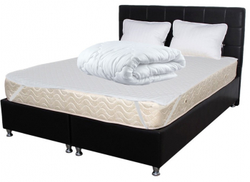 Set Saltea SOFIA Superortopedica plus 2 perne 50x70 plus Husa hipoalergenica plus Pilota microfibra iarna 180x200 140x200x20 
