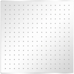 vidaXL Cap de dus patrat tip ploaie otel inoxidabil 40 x 40 cm 