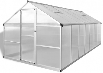 vidaXL Sera 10 53 m² aluminiu ranforsat 
