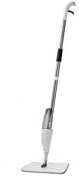 Mop cu pulverizator Zola® laveta cu prindere velcro plastic lungime 128 cm alb 