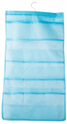 Organizator tip umeras cu doua fete Zola® pentru lenjerie de corp stutiene/ chiloti/ sosete 22 compartimente albastru 