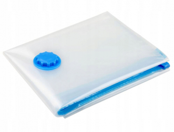 Sac de vidat Zola® transparent reduce volumul previne murdaria dreptunghiular 60x80 cm 