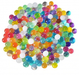 Set bile din hidrogel Zola® multicolore Expandabile in apa biodegradabile diametru 2 mm multicolore