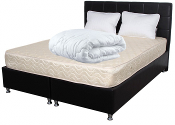 Set Saltea SOFIA Ortopedica 120x200x20 cu 2 perne microfibra 50x70 + pilota microfibra iarna 140x200 